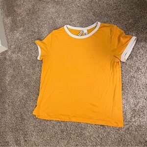 H&M Orange Kids T-Shirt with White Accents